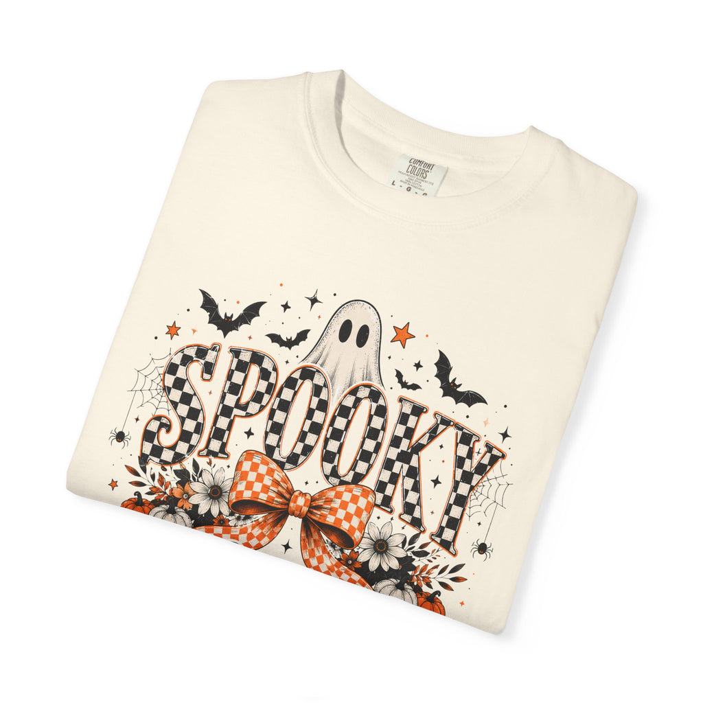 Spooky Season T-Shirt Ghost, Bats & Pumpkin Halloween Tee