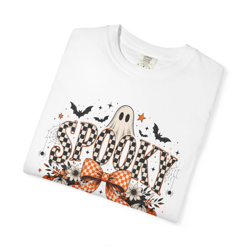 Spooky Season T-Shirt Ghost, Bats & Pumpkin Halloween Tee