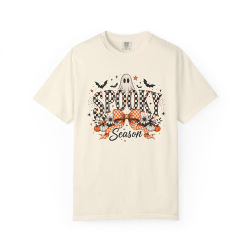 Spooky Season T-Shirt Ghost, Bats & Pumpkin Halloween Tee